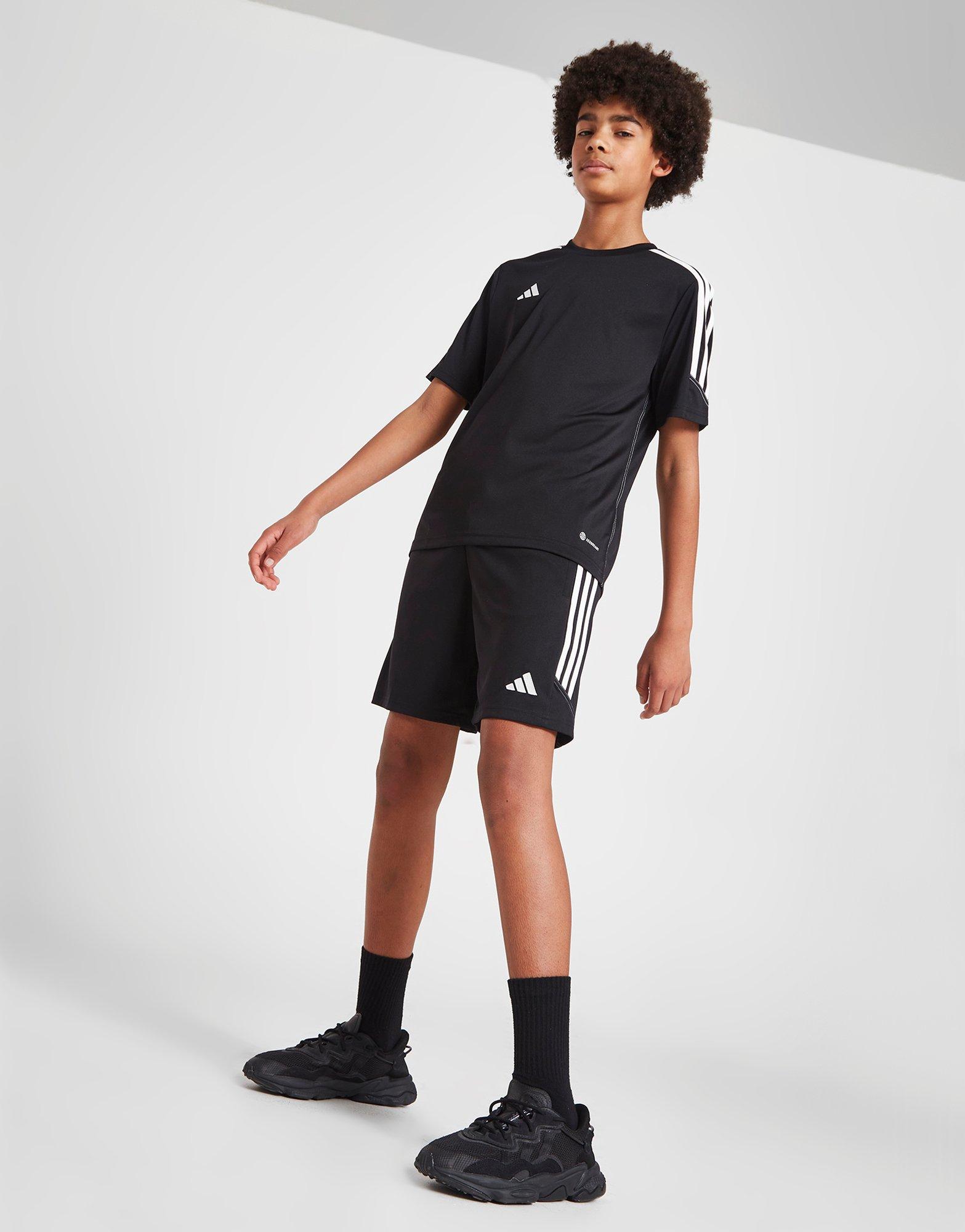 Vaikiški šortai ADIDAS ŠORTAI TIRO CLUB23 SHRT BLK/WHT BOY HS3623 Juoda