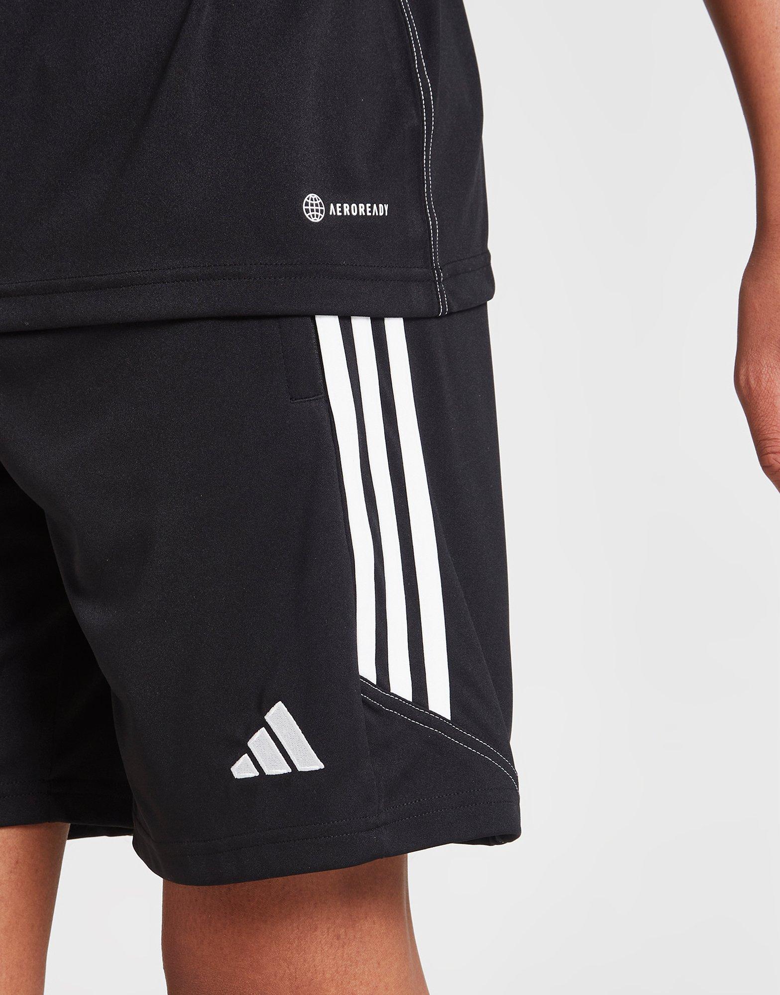 Vaikiški šortai ADIDAS ŠORTAI TIRO CLUB23 SHRT BLK/WHT BOY HS3623 Juoda