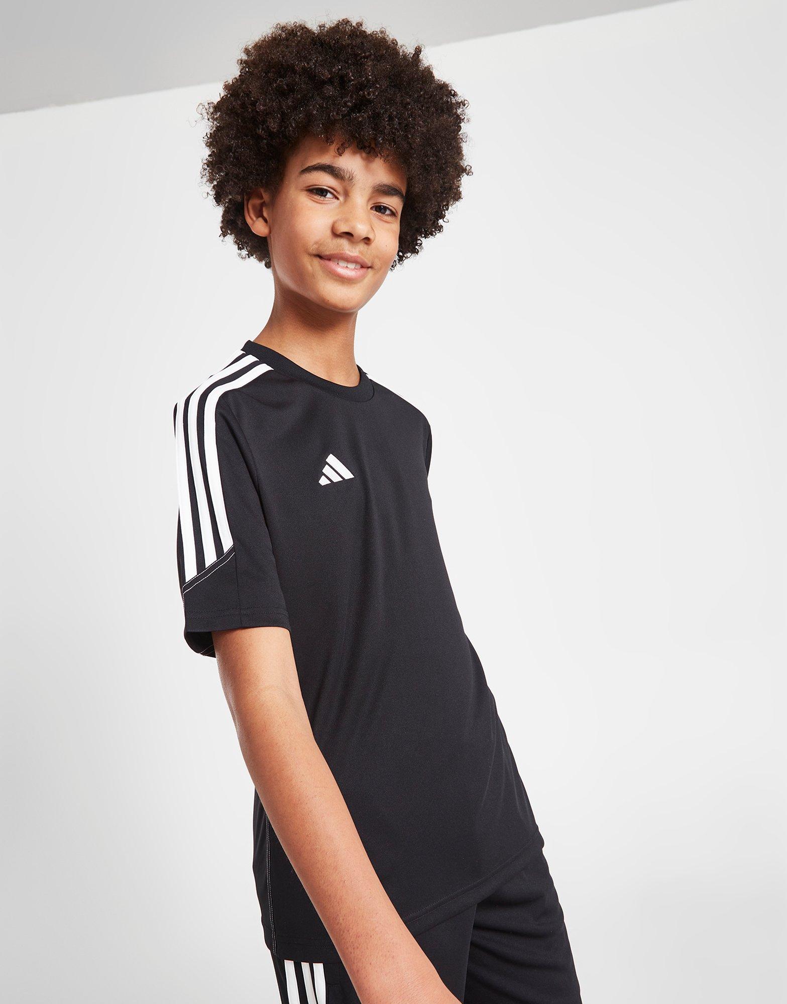 Детска тениска ADIDAS ТЕНИСКА TIRO CLUB23 TEE BLK/WHT BOY HS3622 Черен