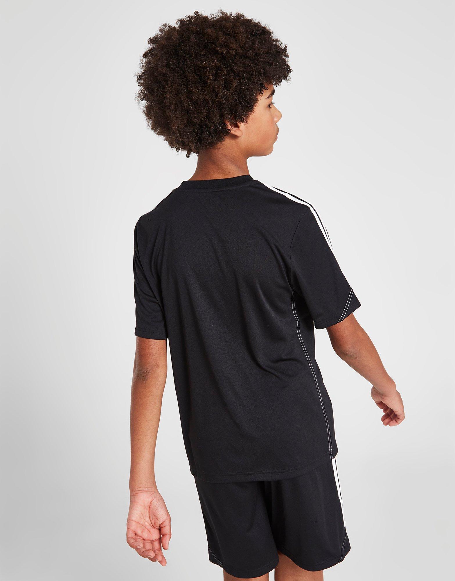 Детска тениска ADIDAS ТЕНИСКА TIRO CLUB23 TEE BLK/WHT BOY HS3622 Черен