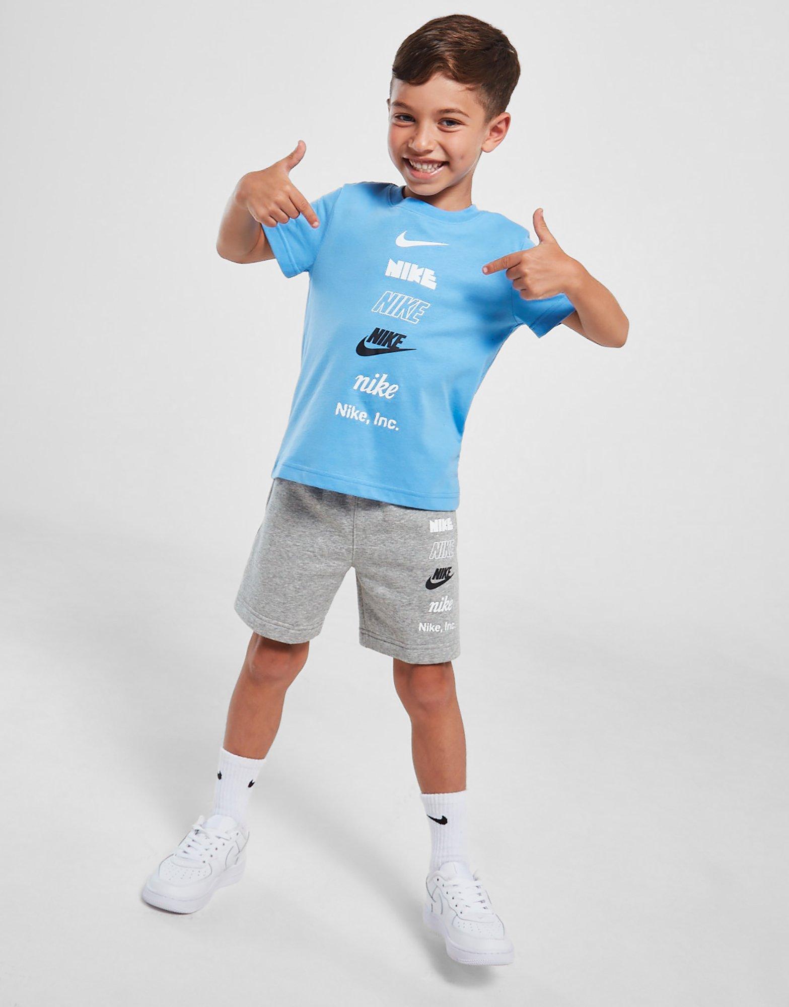 Dětská tepláková souprava NIKE SOUPRAVA 86K900-GB2 Modrá