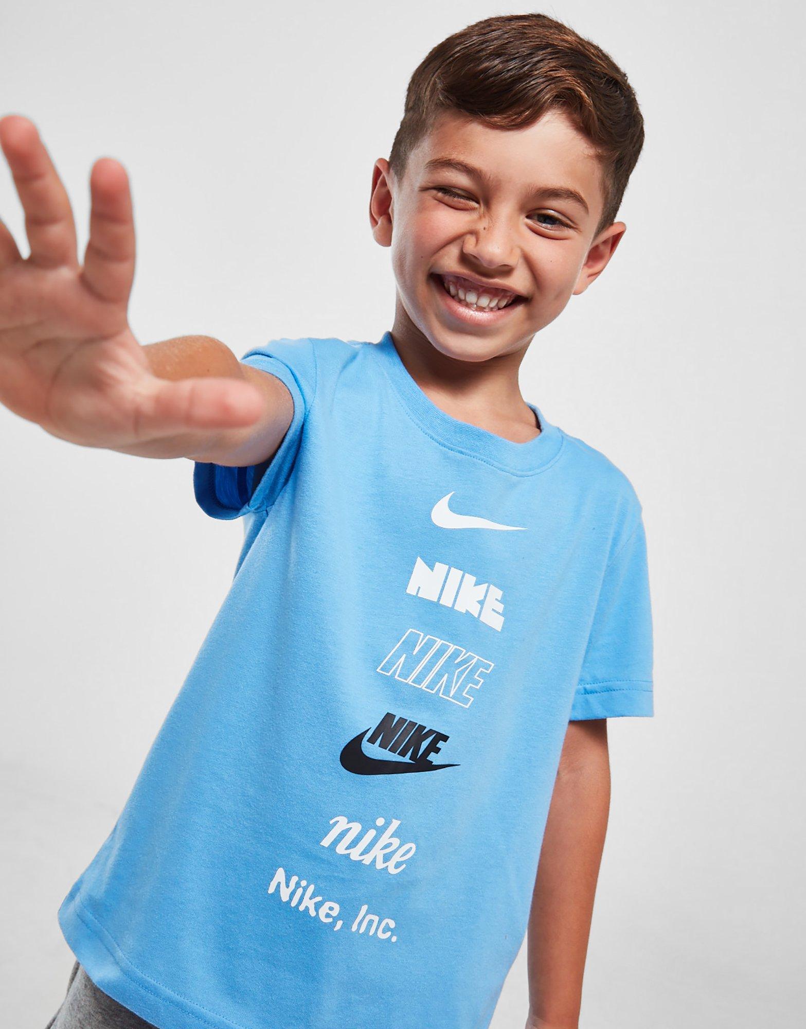 Dětská tepláková souprava NIKE SOUPRAVA 86K900-GB2 Modrá