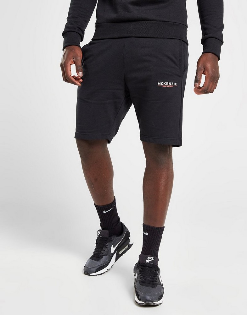 Pánské kraťasy MCKENZIE ŠORTKY  ESSENTIAL SHT 2 BLK MCKTM15709090 Černá