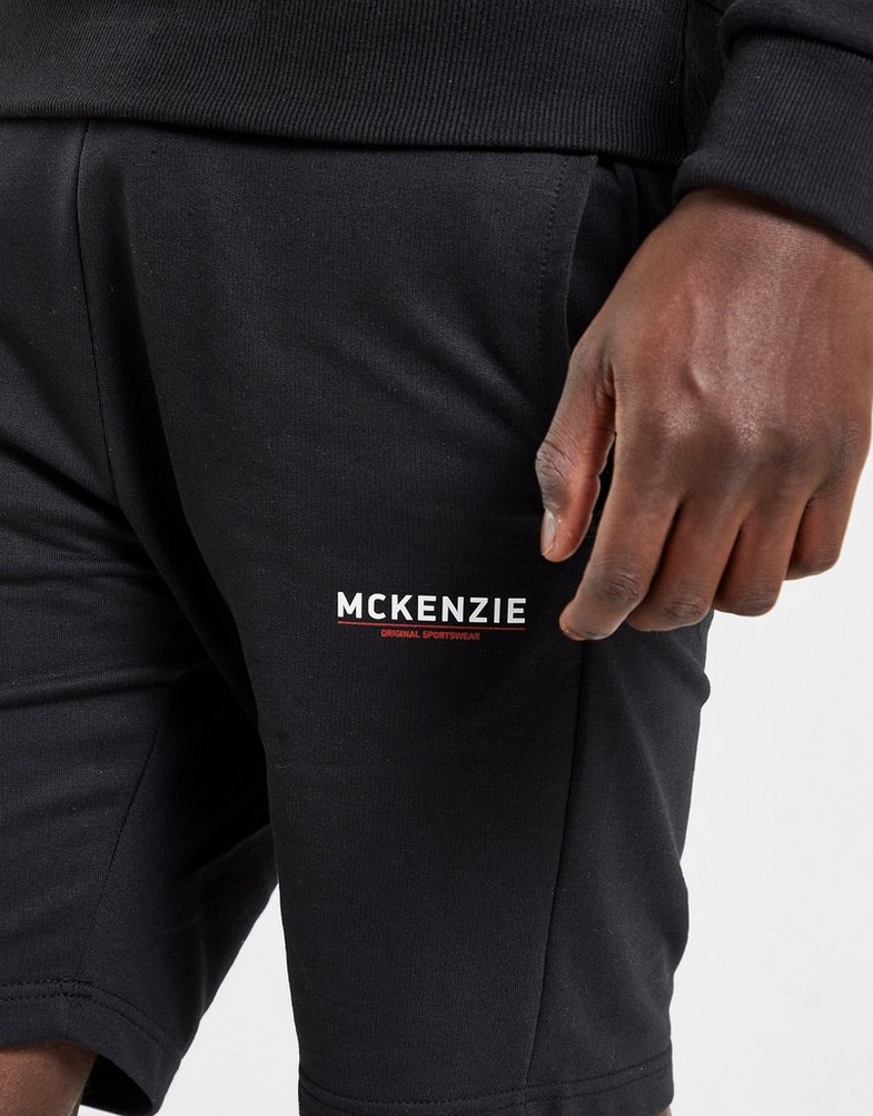 Pánské kraťasy MCKENZIE ŠORTKY  ESSENTIAL SHT 2 BLK MCKTM15709090 Černá