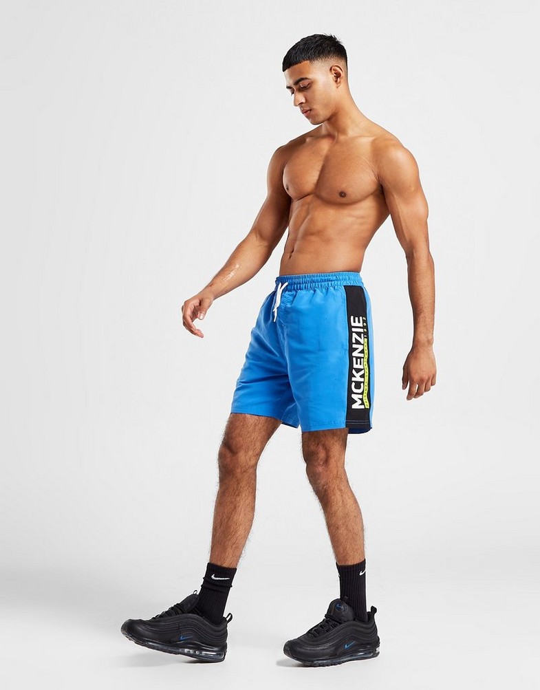 Krótkie spodenki, szorty męskie MCKENZIE SZORTY TIGER SWIM SHORT PB MCKTM15642101 Niebieski