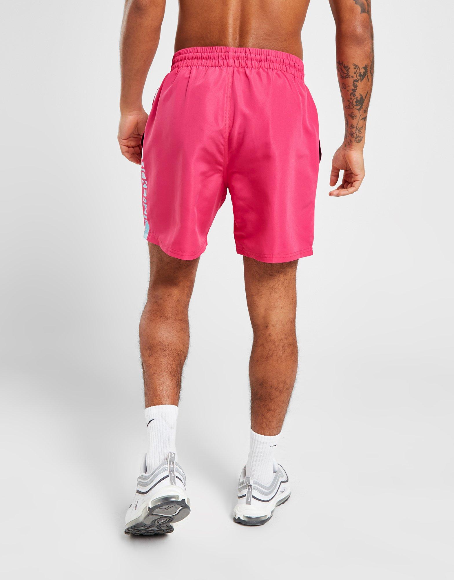 Pánské kraťasy MCKENZIE ŠORTKY  CARACAL SWIM SHORT MG MCKTM15632320 Růžová