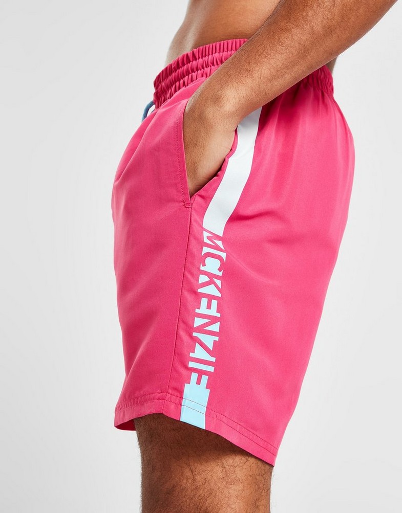 Krótkie spodenki, szorty męskie MCKENZIE SZORTY CARACAL SWIM SHORT MG MCKTM15632320 Różowy