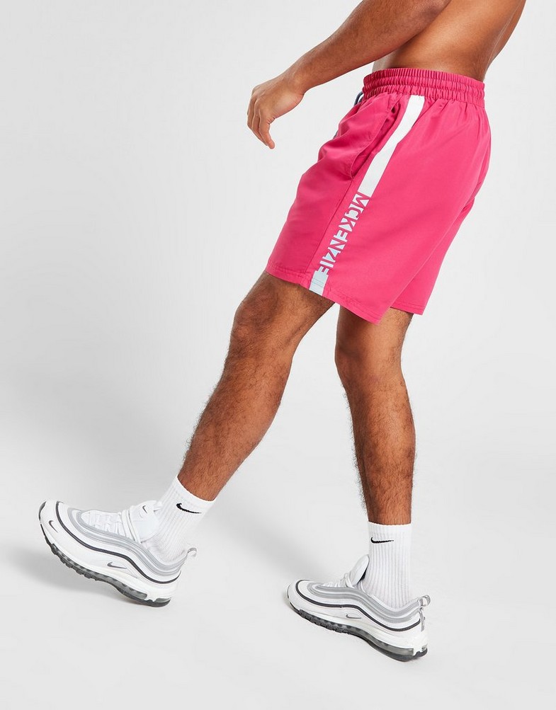 Krótkie spodenki, szorty męskie MCKENZIE SZORTY CARACAL SWIM SHORT MG MCKTM15632320 Różowy
