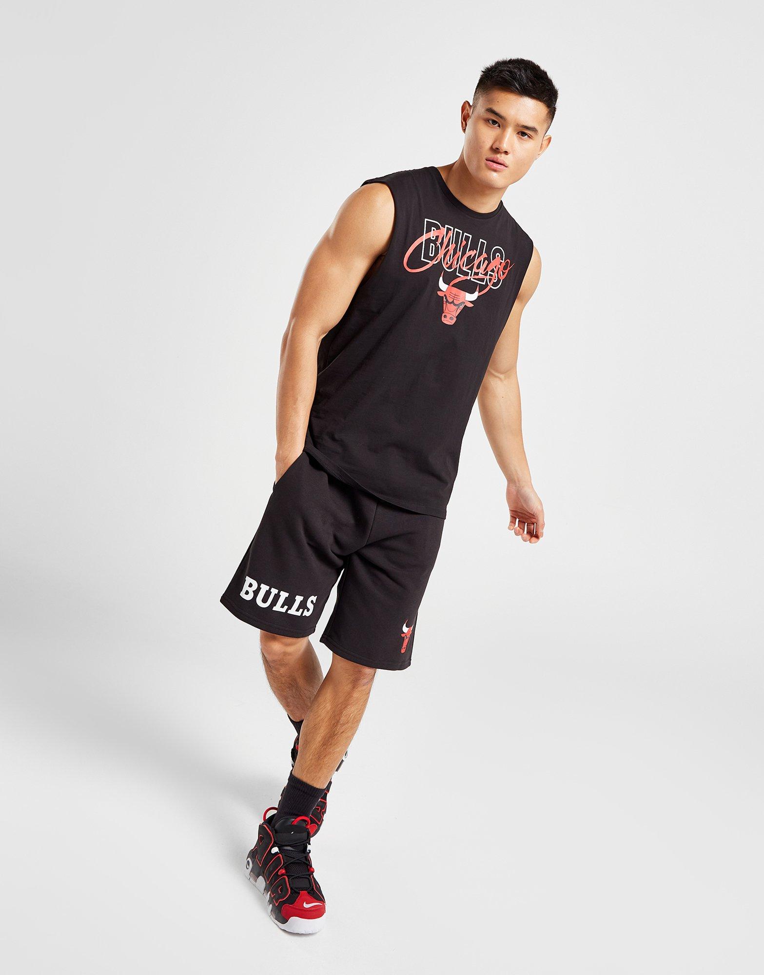 Top pentru bărbați NEW ERA MAIOU SCRIPT BULLS CHICAGO BULLS 60332198 Negru