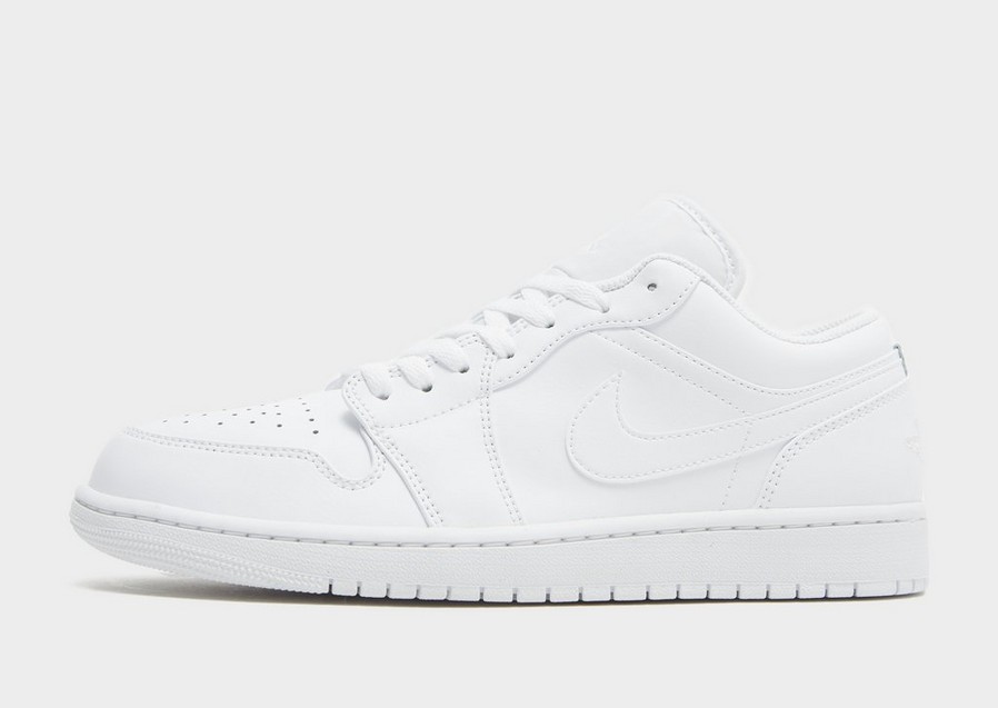 Buty sneakersy męskie AIR JORDAN 1 LOW 553558-136 Biały