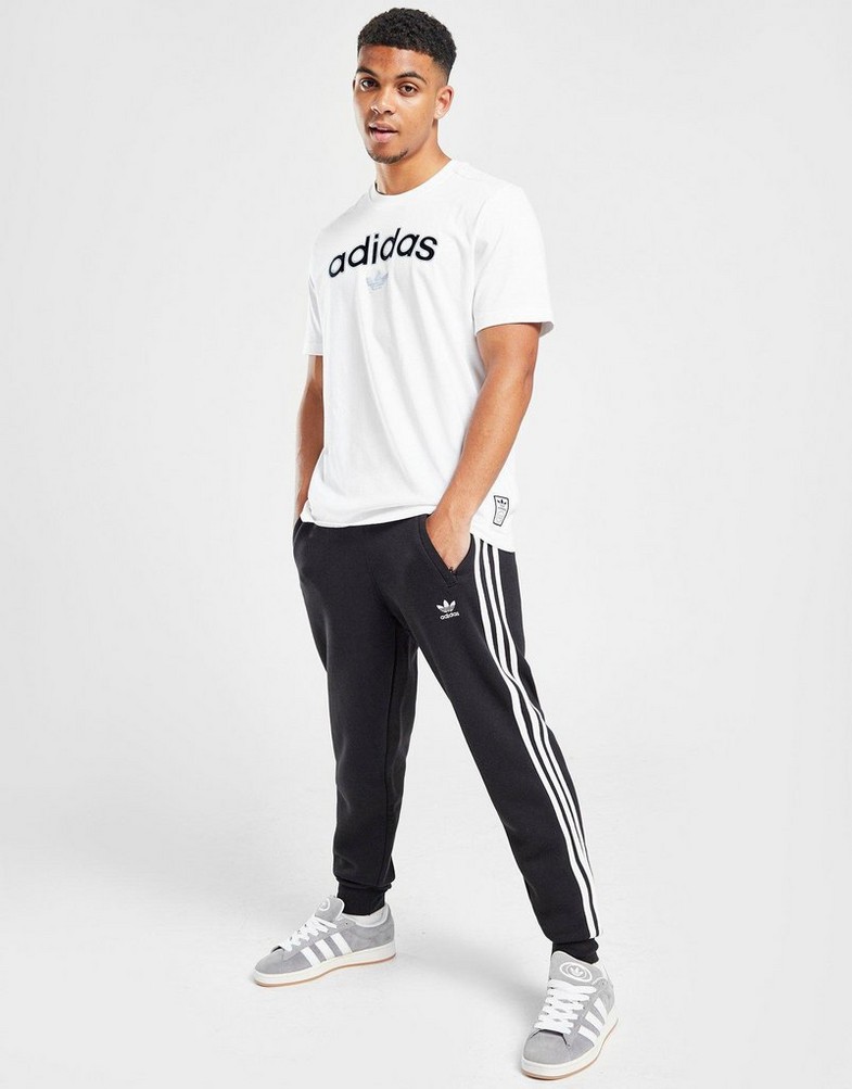 Koszulka, t-shirt męski ADIDAS T-SHIRT COLLEGIATE TEE IJ5313 Biały
