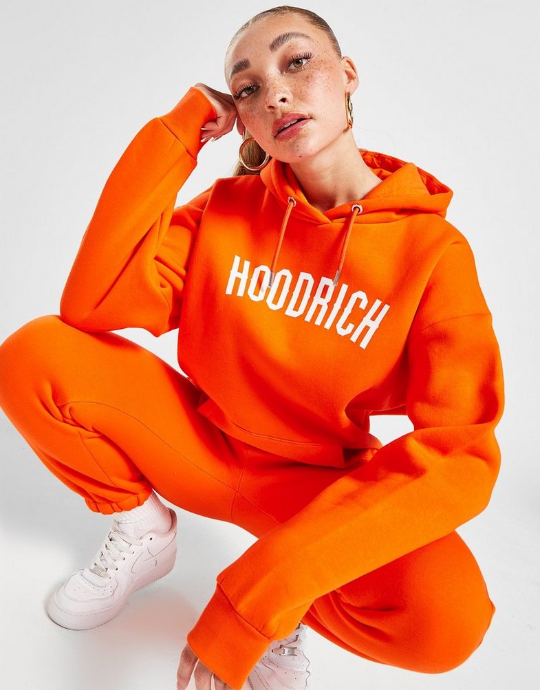 Bluza damska HOODRICH Z KAPTUREM OG STAPLE HOODIE HW01230344 Pomarańczowy