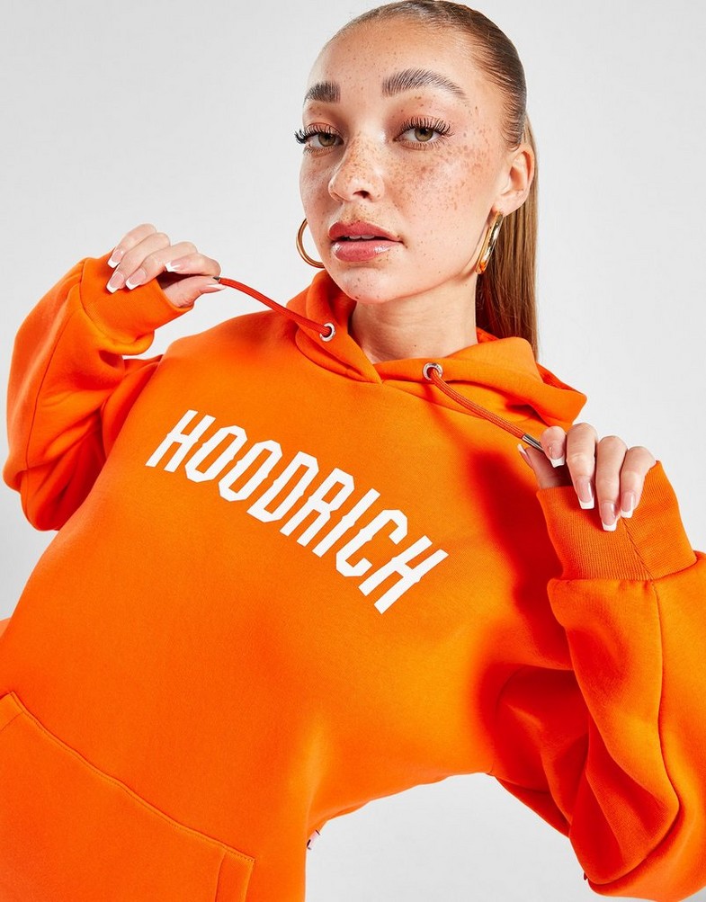 Bluza damska HOODRICH Z KAPTUREM OG STAPLE HOODIE HW01230344 Pomarańczowy