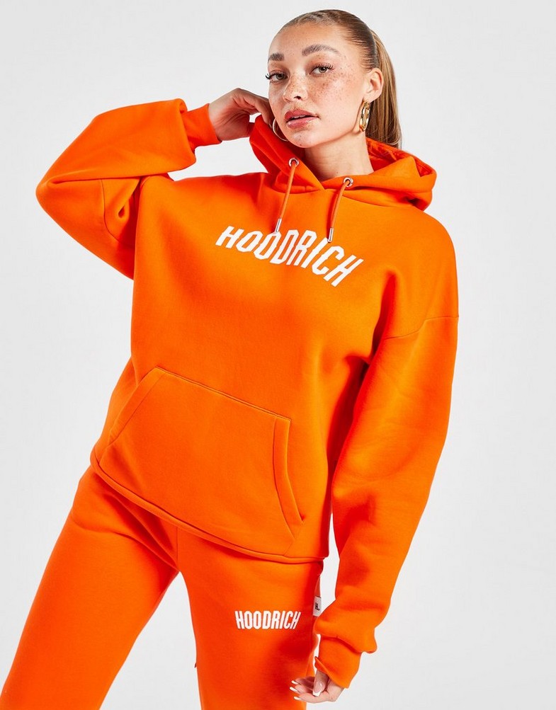 Bluza damska HOODRICH Z KAPTUREM OG STAPLE HOODIE HW01230344 Pomarańczowy