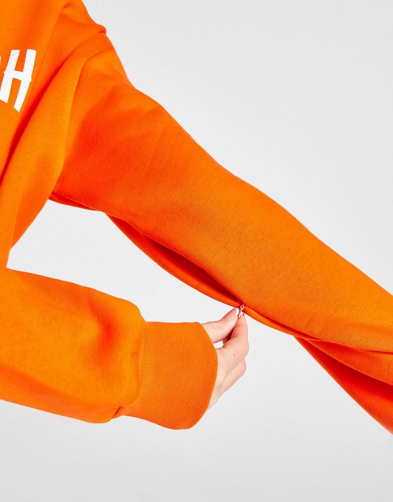 Bluza damska HOODRICH Z KAPTUREM OG STAPLE HOODIE HW01230344 Pomarańczowy