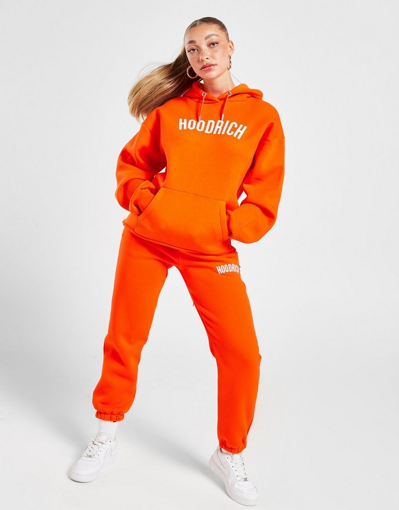 Bluza damska HOODRICH Z KAPTUREM OG STAPLE HOODIE HW01230344 Pomarańczowy