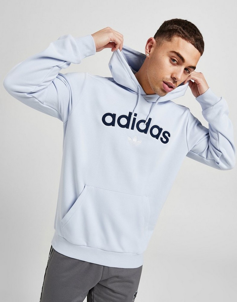 Férfi pulóverek ADIDAS PULÓVER KAPUCNIS COLLEGIATE HOODY IJ5318 Kék