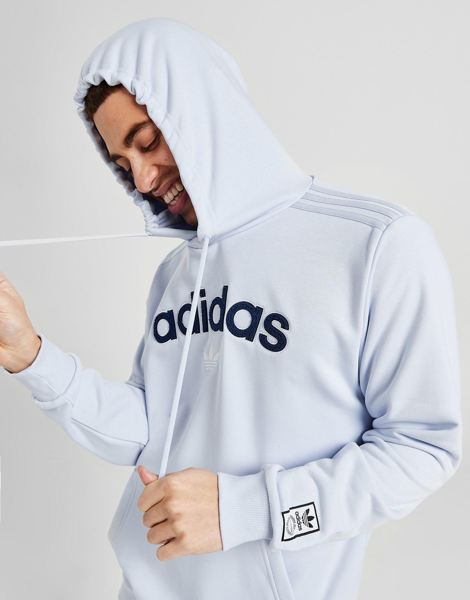 Мъжка блуза ADIDAS СУИТЧЪР С КАЧУЛКА COLLEGIATE HOODY IJ5318 Син