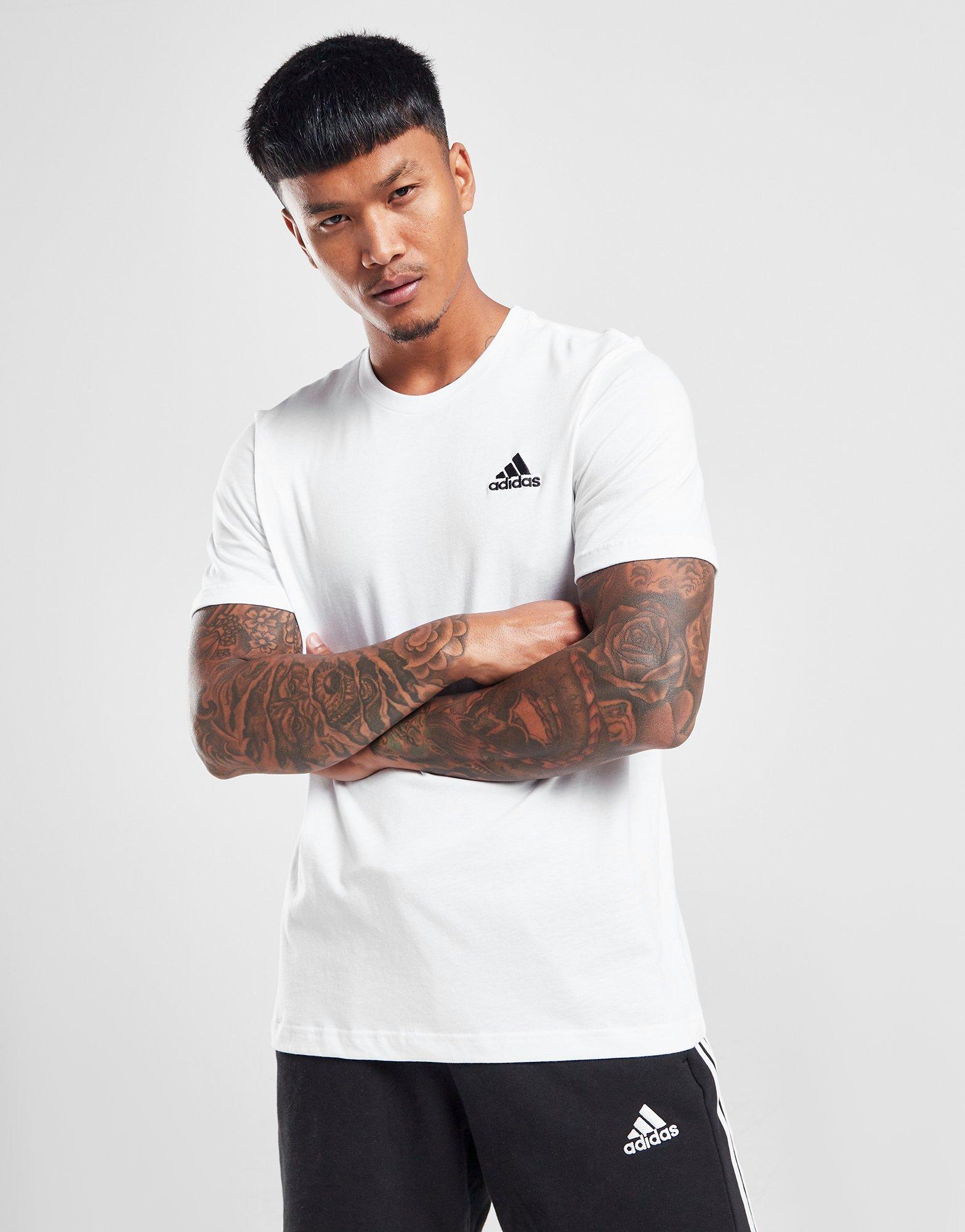 Koszulka, t-shirt męski ADIDAS T-SHIRT M SL SJ T IC9286 Biały