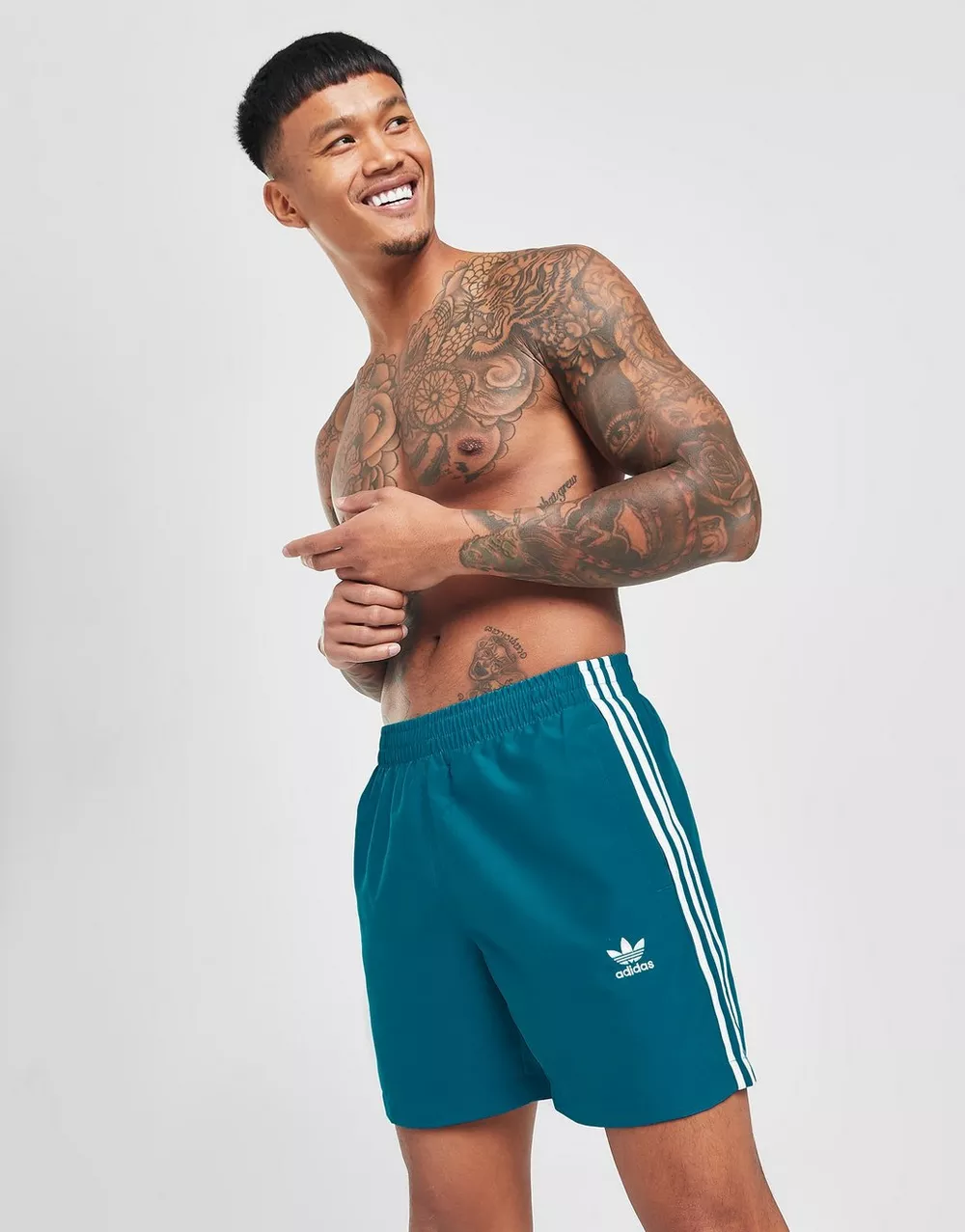 ADIDAS ШОРТИ CALI SWIM SHORT TEAL, фото 1 з 6
