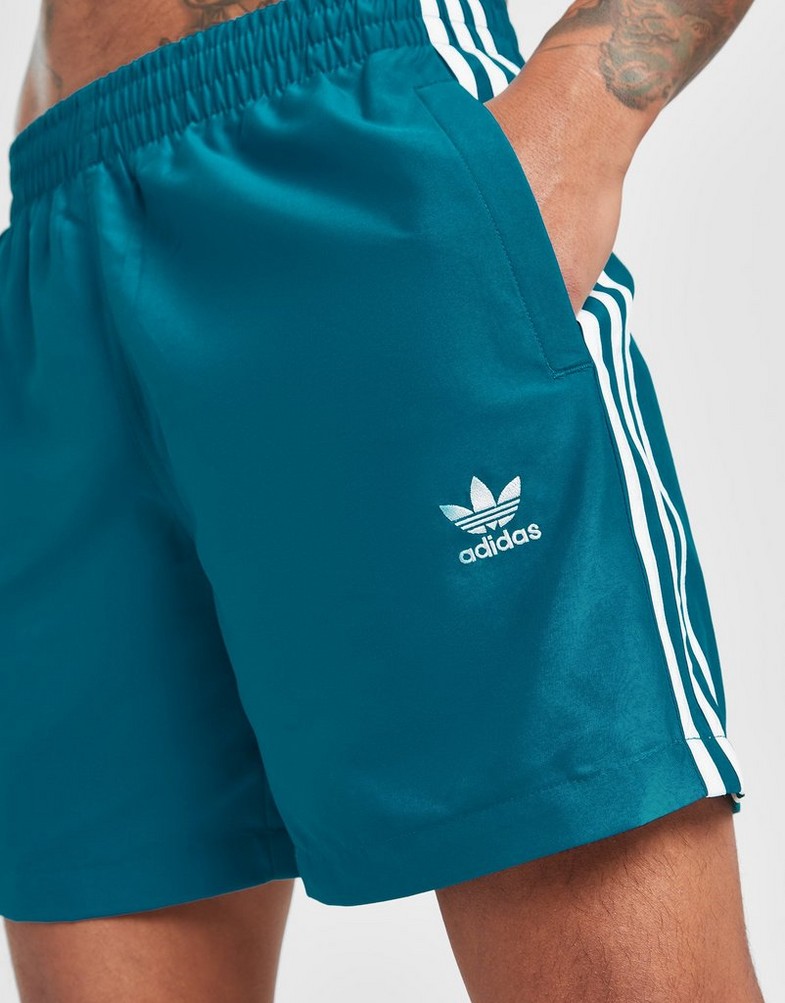 Чоловічі шорти ADIDAS ШОРТИ CALI SWIM SHORT TEAL IP7155 Бірюзовий
