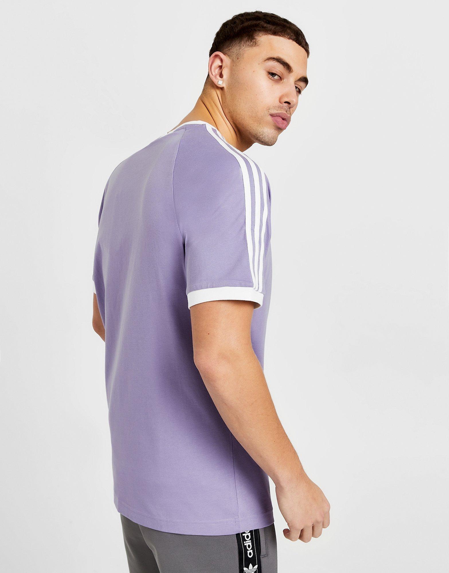 Tricou pentru bărbați ADIDAS TRICOU 3-STRIPES TRICOU IP7148 Violet