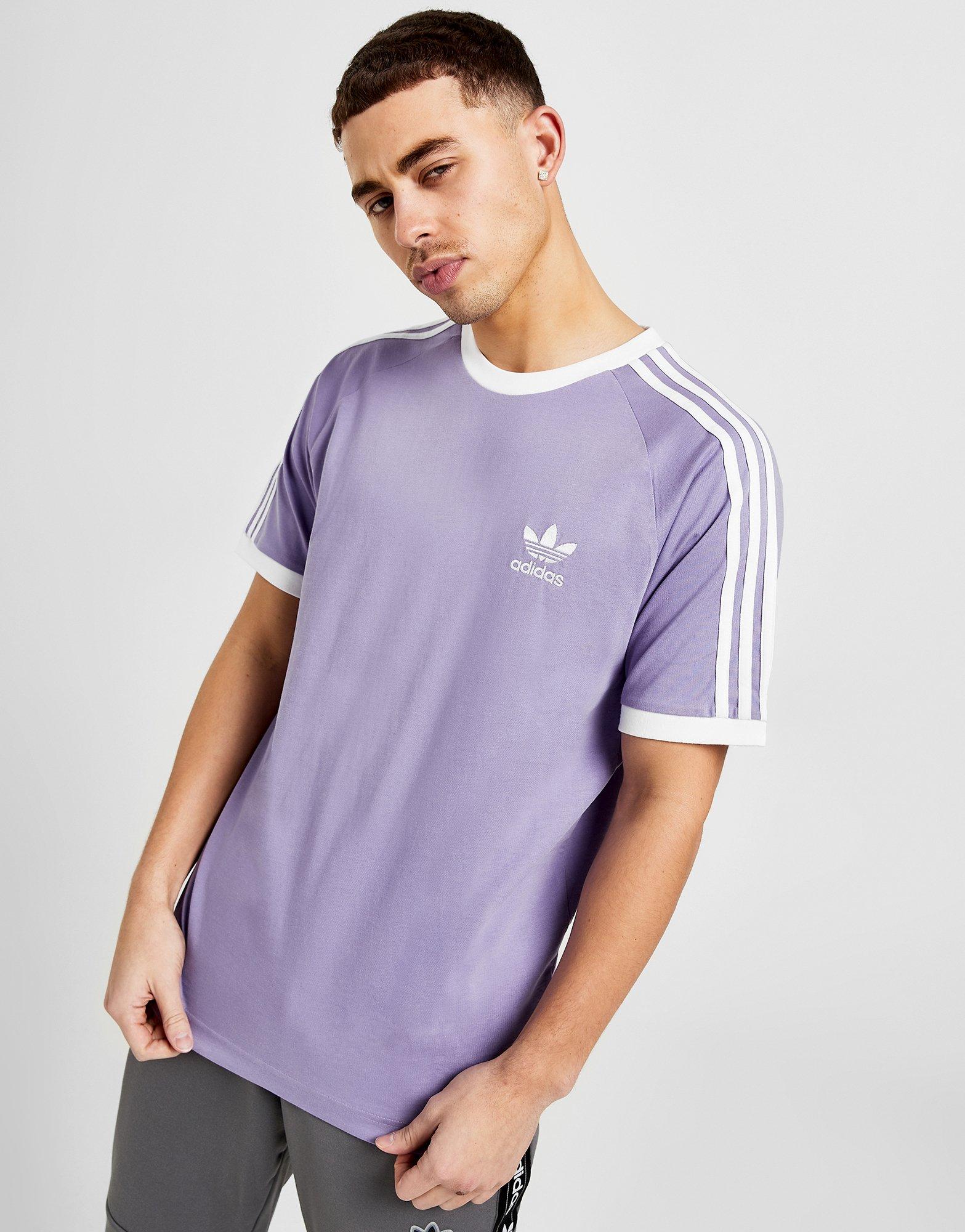 Tricou pentru bărbați ADIDAS TRICOU 3-STRIPES TRICOU IP7148 Violet