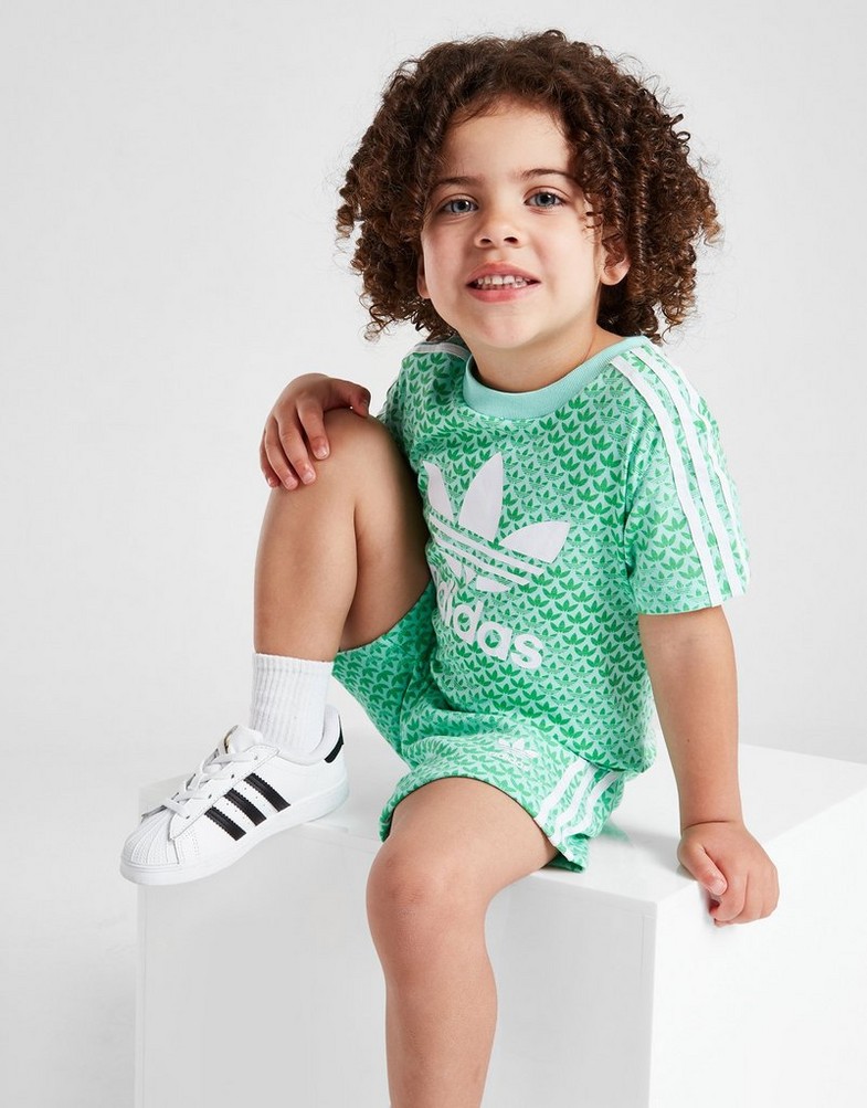 Дитячі спортивні костюми ADIDAS КОМПЛЕКТ . IJ7125 Зелений