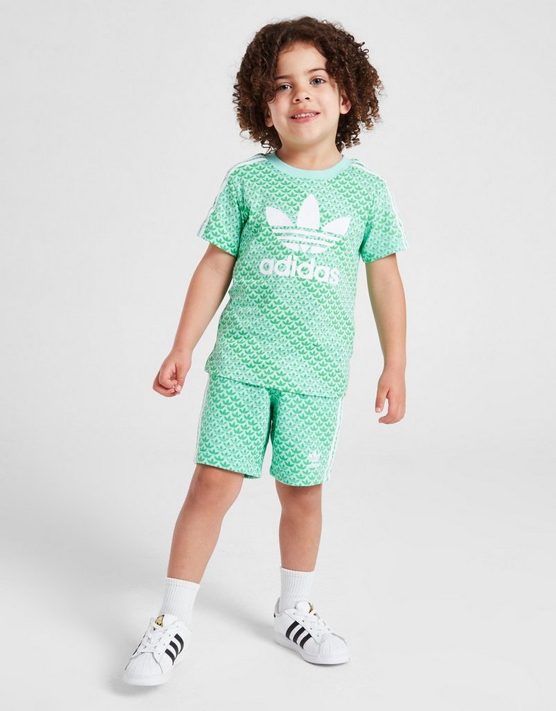 Дитячі спортивні костюми ADIDAS КОМПЛЕКТ . IJ7125 Зелений