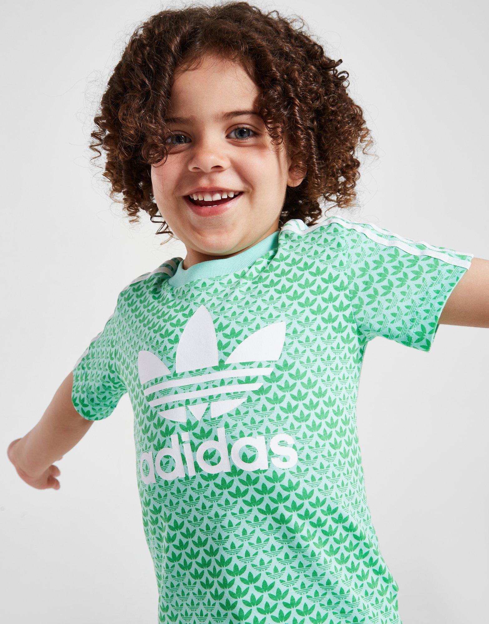 Dječji set trenirke ADIDAS KOMPLET . IJ7125 zelena