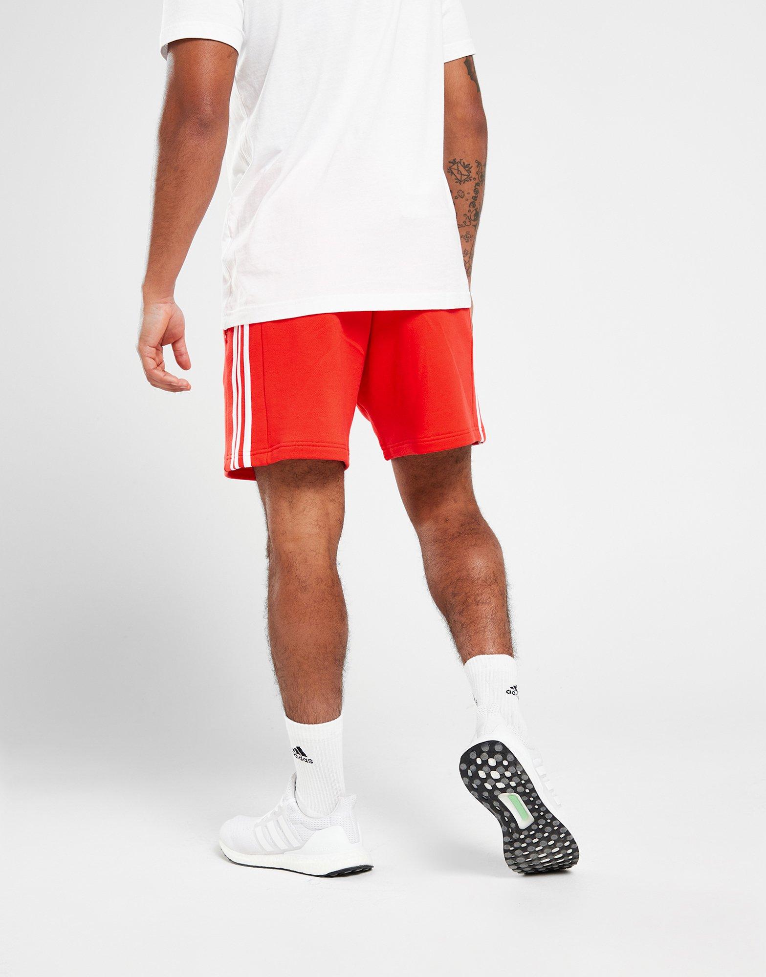 Pánske šortky ADIDAS ŠORTKY  M 3S FT SHO IC9438 Červená