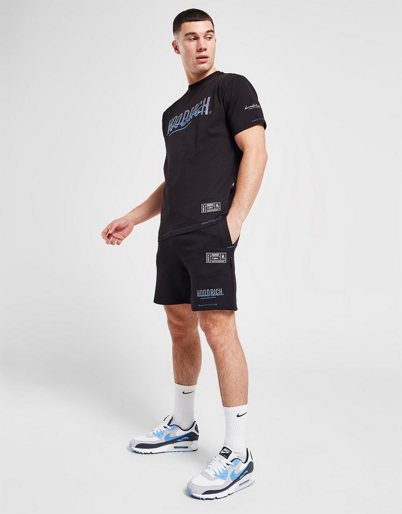 Férfi rövidnadrág HOODRICH RÖVIDNADRÁG BLEND SHORT BLK HR - 0123 - 0561 Fekete
