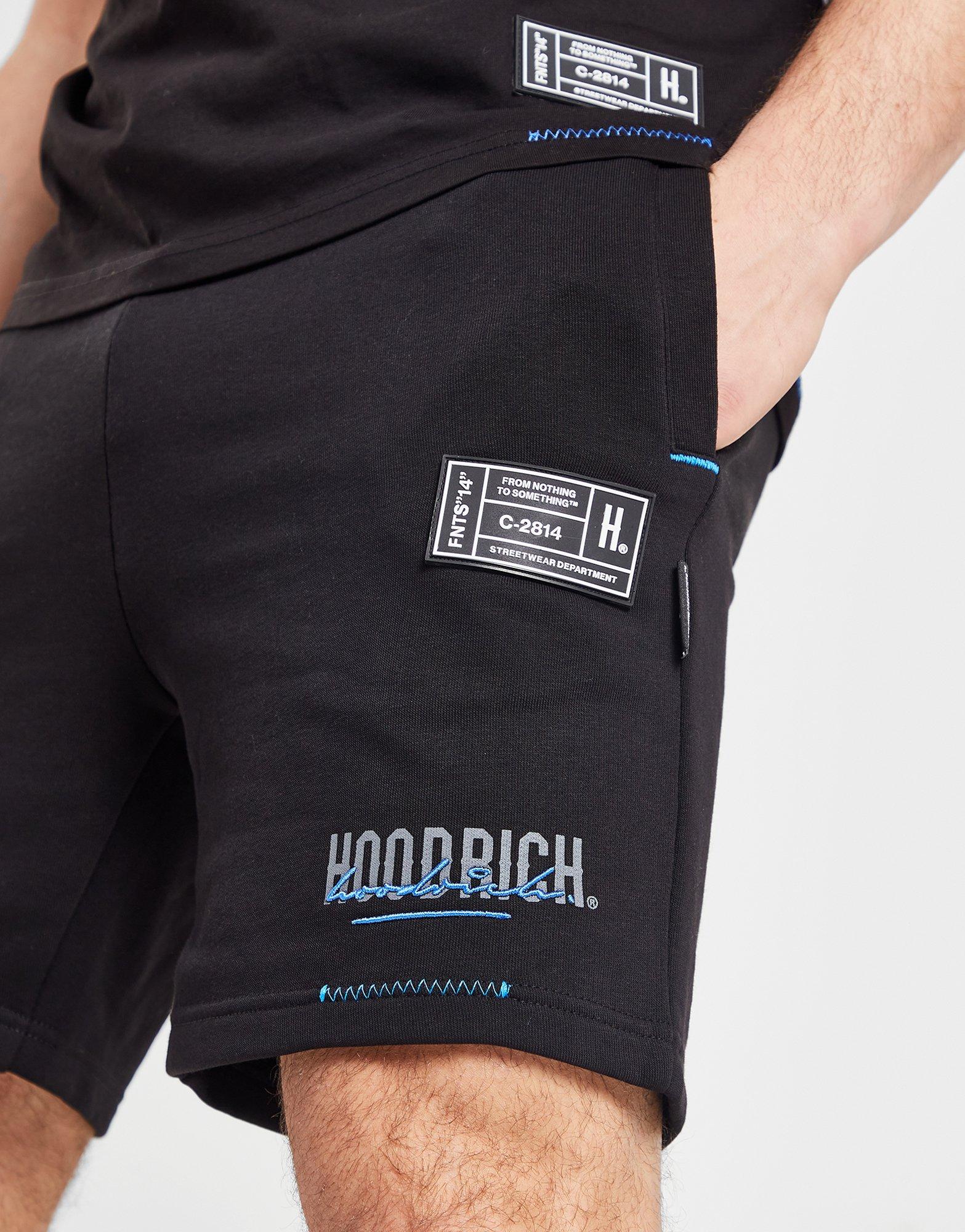 Pánské kraťasy HOODRICH ŠORTKY  BLEND SHORT BLK HR - 0123 - 0561 Černá