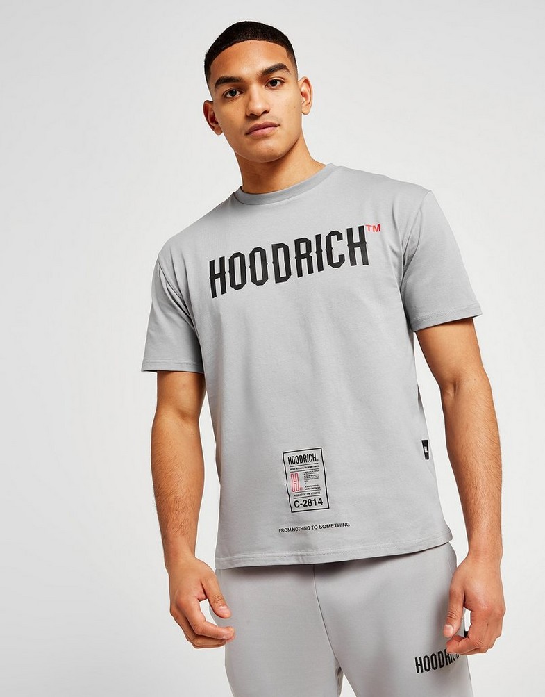 Koszulka, t-shirt męski HOODRICH T-SHIRT AKIRA TEE GREY HR - 0123 - 0670 Szary
