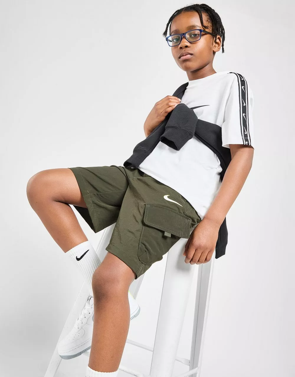 NIKE ШОРТИ WVN CRGO SHRT KHKI SHORTS, фото 1 з 5