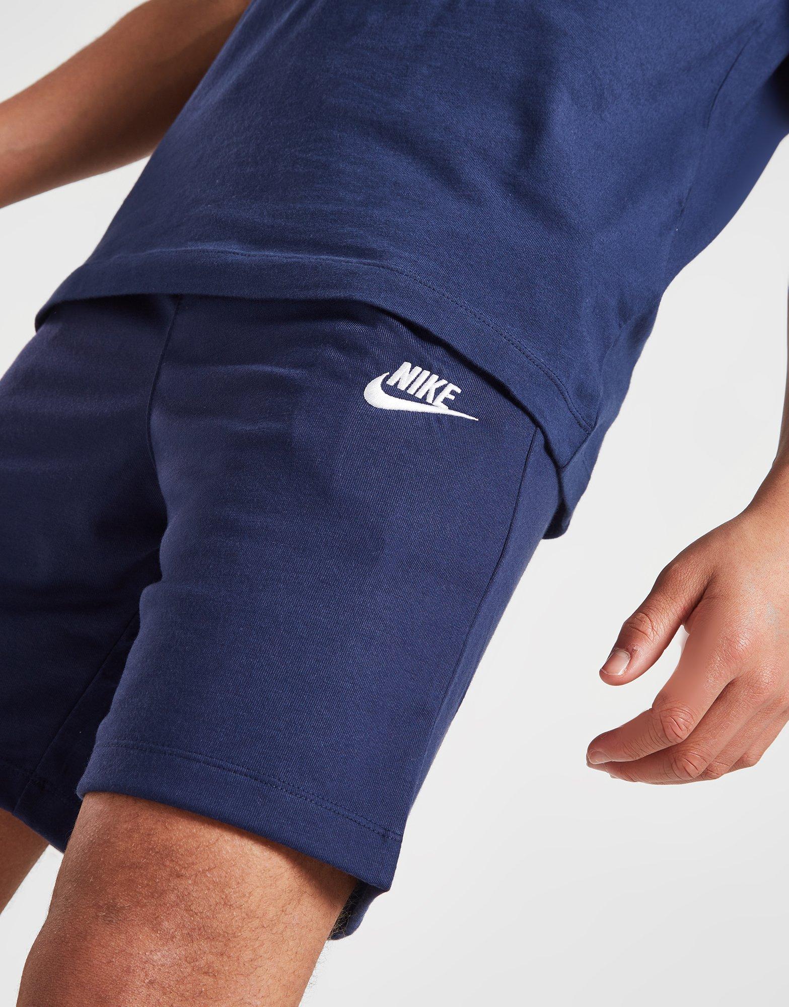 Krótkie spodenki, szorty dziecięce NIKE SZORTY B NSW SHORT JSY AA B DA0806-410 Granatowy