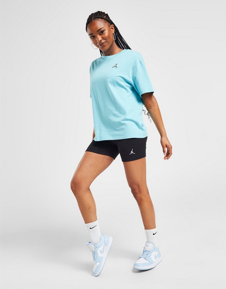 Krótkie spodenki, szorty damskie JORDAN SZORTY W J RIB SHORT SHORTS DZ3180-010 Czarny