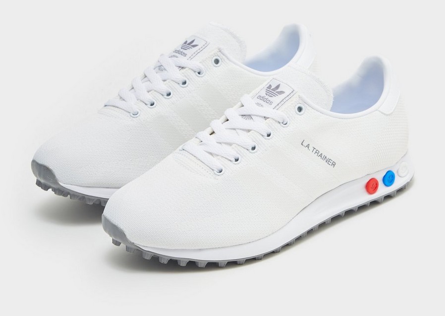 Buty sneakersy męskie ADIDAS LA TRAINER WEAVE ID7591 Biały
