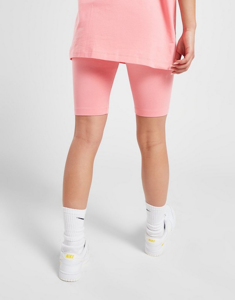 Krótkie spodenki, szorty damskie NIKE SPODNIE W NSW ESSNTL MR BIKER SHORT CZ8526611 Różowy