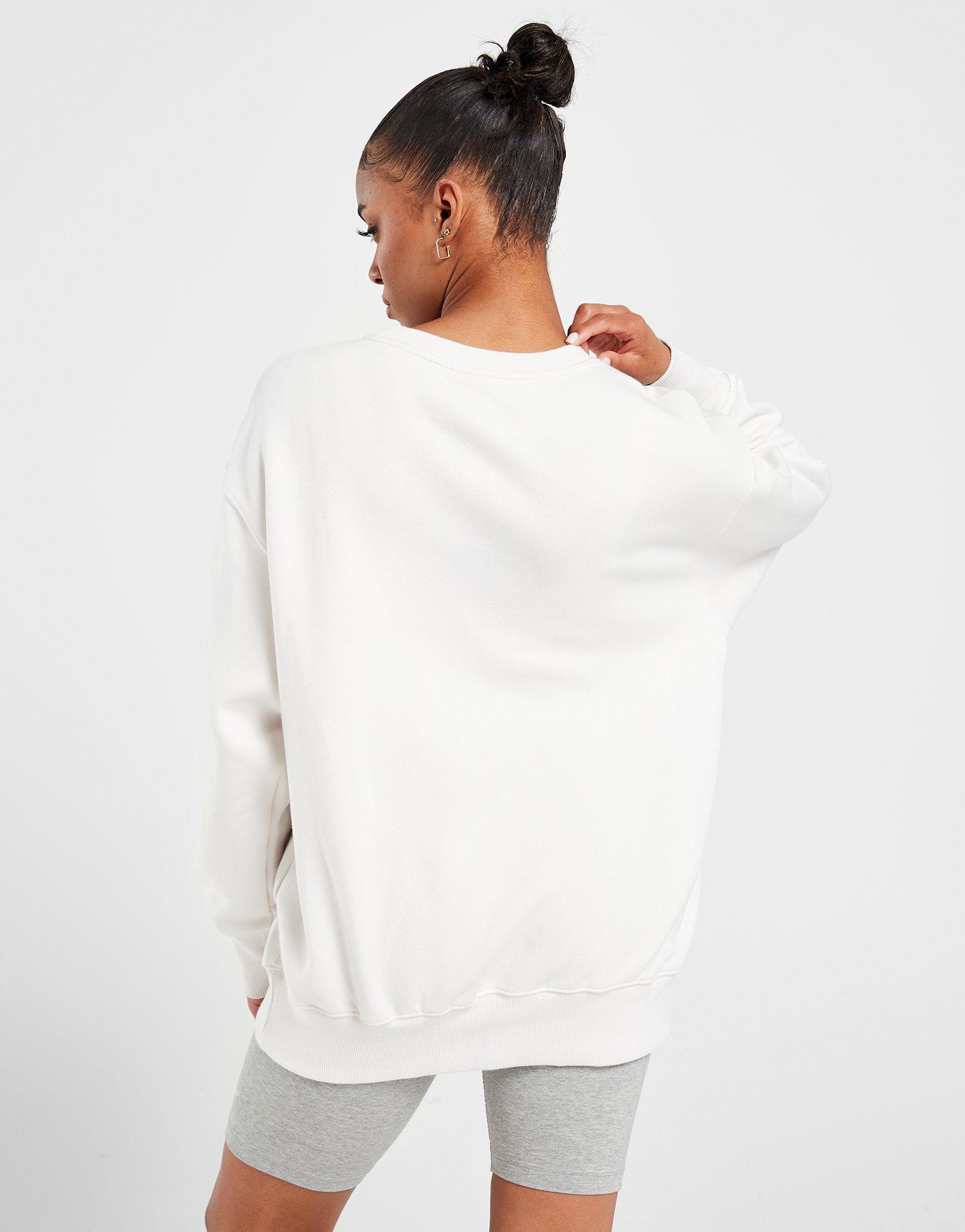 Moteriškas džemperis NIKE DŽEMPERIS W NSW FLC OS CREW PRNT SU SWEATSHIRT FD4234-030 Rusva