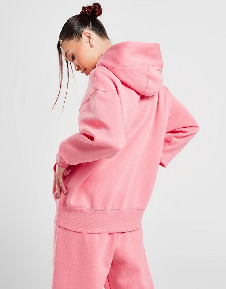 Bluză pentru femei NIKE BLUZĂ CU GLUGĂ W NSW PHNX FLC SWEATSHIRT DQ5758-611 Roz