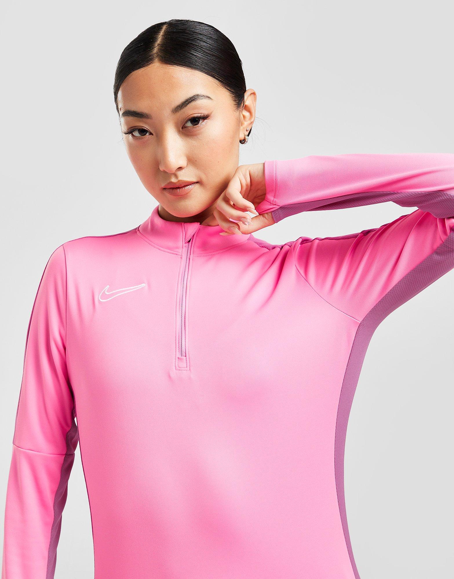 Moteriškas džemperis NIKE DŽEMPERIS UŽSEGAMAS W NK DF ACD23   DRIL MARŠKINĖLIAI B DX0513-606 Rožinė