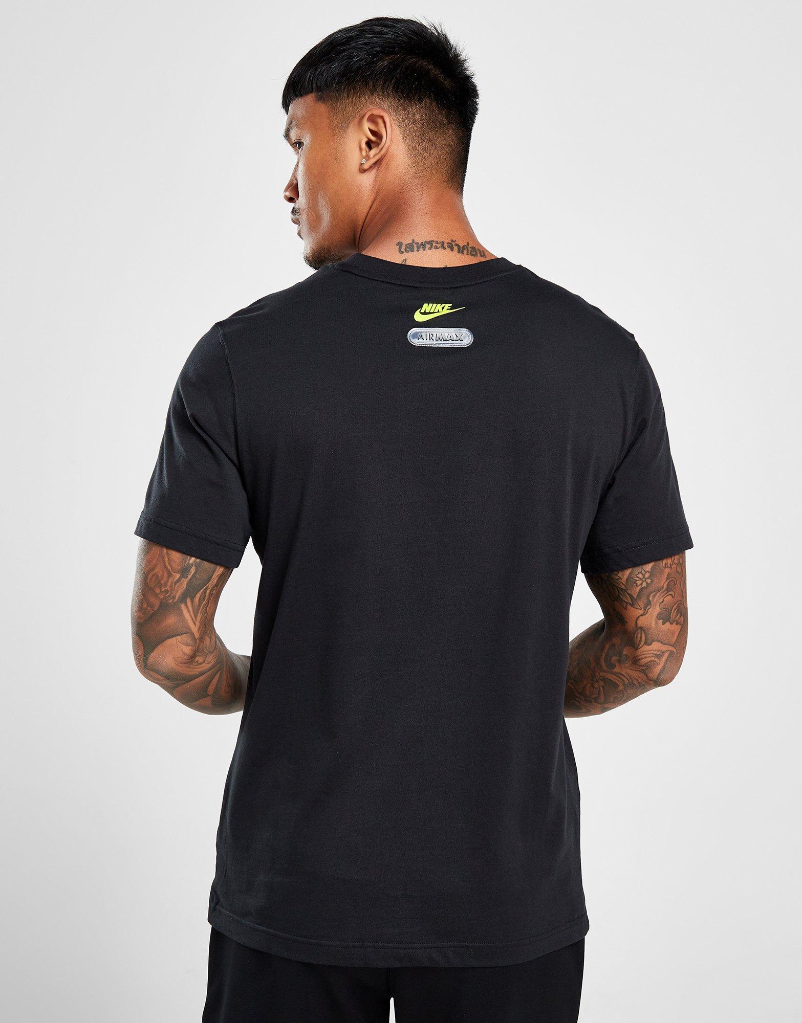 Vyriški marškiniai NIKE MARŠKINĖLIAI M NSW AIR MAX SS TEE TEE FB1439-010 Juoda