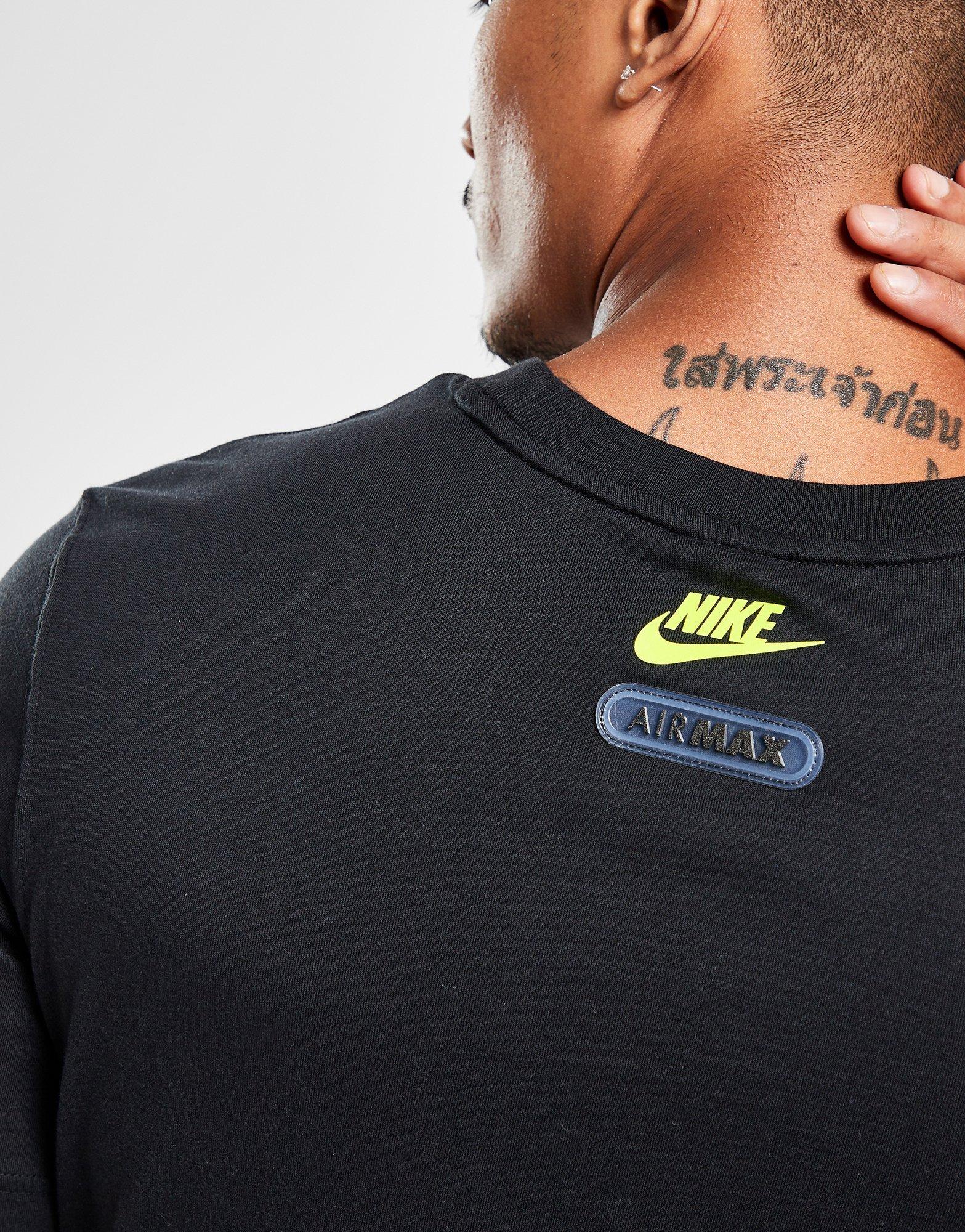 Vyriški marškiniai NIKE MARŠKINĖLIAI M NSW AIR MAX SS TEE TEE FB1439-010 Juoda