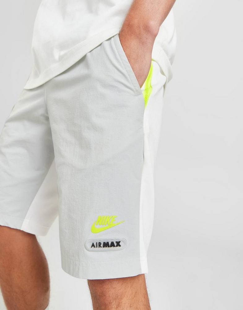 Krótkie spodenki, szorty męskie NIKE SZORTY M NSW AIR MAX PK SHORT SHORTS FB2477-100 Biały