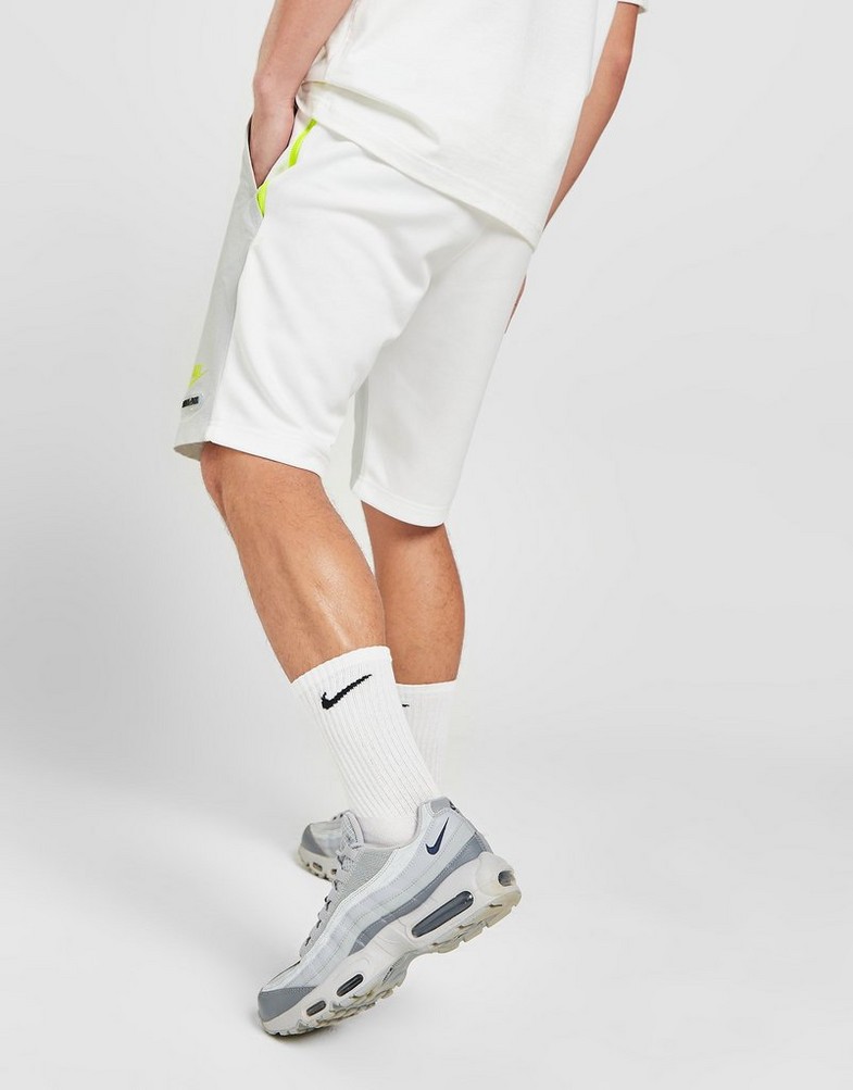 Krótkie spodenki, szorty męskie NIKE SZORTY M NSW AIR MAX PK SHORT SHORTS FB2477-100 Biały