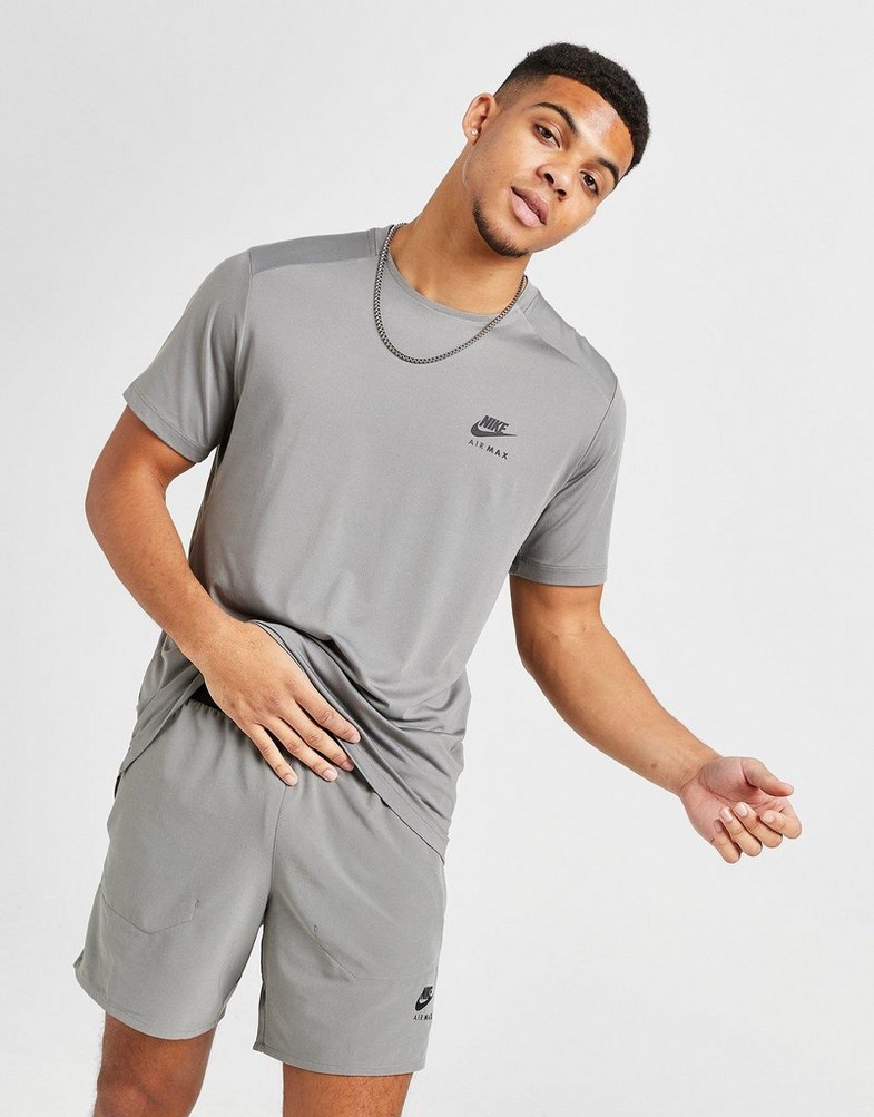 Koszulka, t-shirt męski NIKE T-SHIRT M NSW AIR MAX TC PK DF TEE TEE FB2481-029 Szary