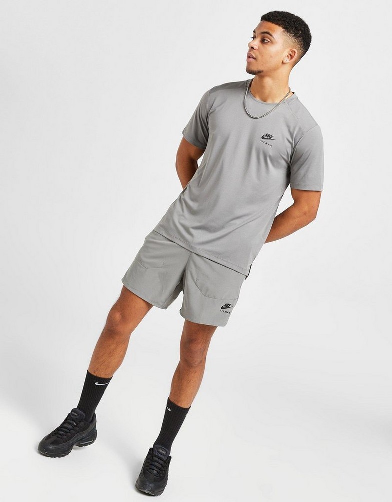 Koszulka, t-shirt męski NIKE T-SHIRT M NSW AIR MAX TC PK DF TEE TEE FB2481-029 Szary