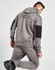 NIKE DŽEMPERIS SU GOBTUVU MAX PK FZ HOOD P.GRY/RED SWEATSHIR