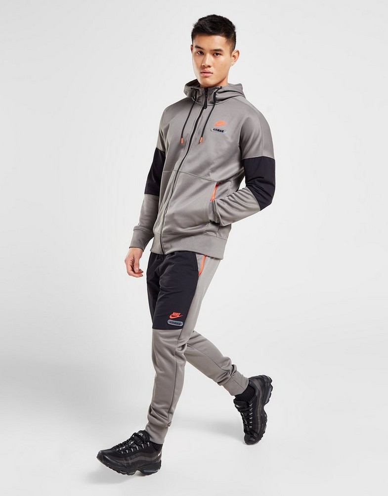 NIKE SPODNIE MAX PK PANT P.GRY/RED PANTS FB1436-029 Szary